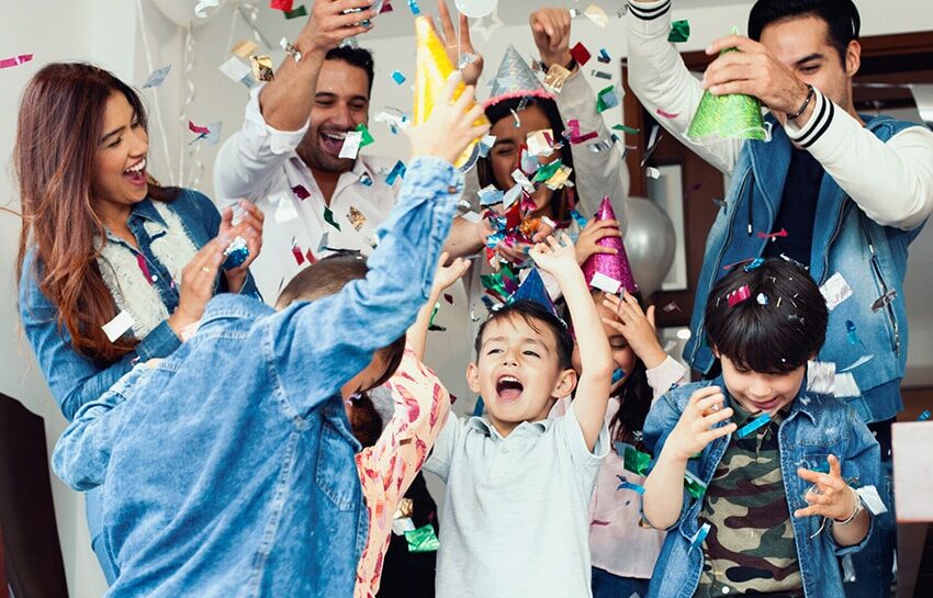 Family-Celebrating-New-Years-Eve-with-Young-Children